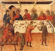 Duccio di Buoninsegna Wedding at Cana USA oil painting artist
